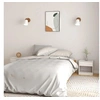 Image de Tables de chevet 2 pcs Blanc 40x31x40 cm Bois de pin massif808066