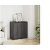 Image de Armoire latérale gris 60x36x65 cm bois de pin massif808100