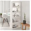 Image de Bibliothèque/Séparateur de pièce Blanc 60x30x167,5cm Pin massif808174