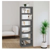 Image de Bibliothèque/Séparateur de pièce Gris 60x30x199,5 cm Pin massif808180
