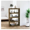 Image de Bibliothèque Séparateur de pièce Marron miel 80x30x135,5 cm Pin