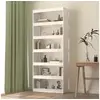 Image de Bibliothèque Séparateur de pièce Blanc 80x30x199,5cm Pin massif