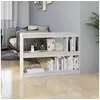Image de Bibliothèque Séparateur de pièce Blanc 100x30x71,5cm Pin massif