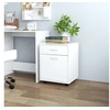Image de Armoire à roulettes Blanc 45x38x54 cm Bois d'ingénierie
