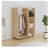 Image de Garde robe Chêne sonoma 80x40x110 cm Bois d'ingénierie