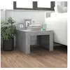 Image de Table basse gris béton 50x50x35 cm bois d ingénierie