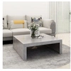 Image de Table basse gris béton 100x100x35 cm bois d ingénierie