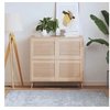 Image de Portes d armoire à persiennes 4 pcs 39,5x49,4 cm pin massif