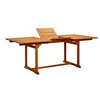 Image de Table a manger extensible sans tiroir [en.casa] 4 personnes en bois massif 150 x 100 cm