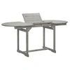 Image de Table a manger extensible sans tiroir rectangulaire en Bois massif L 120 cm