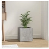 Image de Jardinière Gris béton 40x40x40 cm Bois d ingénierie