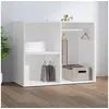 Image de Armoire de dressing Blanc 80x40x65 cm Bois d ingénierie