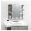 Image de Armoire à miroir avec LED Gris béton 70x16,5x60 cm