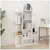 Image de Bibliothèque Blanc 86x25,5x140 cm Bois d'ingénierie