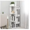 Image de Bibliothèque Blanc 48x25,5x140 cm Bois d'ingénierie