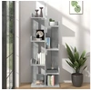 Image de Bibliothèque Gris béton 48x25,5x140 cm Bois d'ingénierie