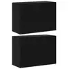 Image de Housses meubles de jardin 2 pcs 6 oillets barbecue 180x80x125cm