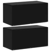 Image de Housses de meubles de jardin 2 pcs 6 oillets 160x80x75 cm