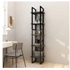 Image de Bibliothèque à 5 niveaux Gris 40x30x175 cm Bois de pin3081975