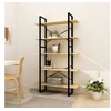Image de Boekenkast met 5 schappen 100x30x175 cm massief grenenhout3082003