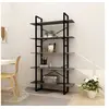 Image de Bibliothèque à 5 niveaux Gris 100x30x175 cm Bois de pin3082005