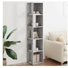 Image de Armoire d angle Gris béton 33x33x164,5 cm Bois d ingénierie
