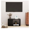 Image de Meuble TV Noir 60x24x32 cm Bois d ingénierie