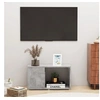 Image de Meuble TV Gris béton 60x24x32 cm Bois d ingénierie