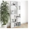 Image de Bibliothèque Séparateur de pièce Blanc Bois d ingénierie