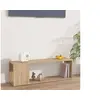 Image de Meuble TV Chêne sonoma 100x24x32 cm Bois d ingénierie
