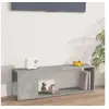 Image de Meuble TV Gris béton 100x24x32 cm Bois d ingénierie
