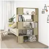 Image de Bibliothèque Séparateur de pièce Chêne sonoma Bois d ingénierie