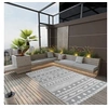Image de Buitenkleed ARAKIL 120x180 cm polypropeen grijs316970