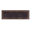 Image de Vloerkleed wasbaar anti-slip 80x300 cm zwart en goudkleurig337929