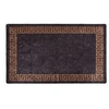 Image de Vloerkleed wasbaar anti-slip 120x180 cm zwart en goudkleurig337930