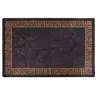 Image de Tapis Lavable Antidérapant Moquette d'Entrée Tapis de Sol Paillasson de Sol Tapis d'Entrée Moquette de Couloir 160x230 cm Noir et Doré 337931