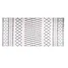Image de Tapis Lavable Antidérapant Moquette d'Entrée Tapis de Sol Paillasson de Sol Tapis d'Entrée Moquette de Couloir 80x300 cm Noir et Blanc
