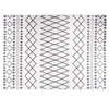 Image de Vloerkleed wasbaar anti-slip 120x180 cm zwart en wit337972