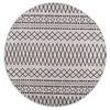 Image de Vloerkleed wasbaar anti-slip à¸120 cm zwart en wit337975