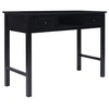 Image de Buffet Noir 108x45x76 cm Bois de Paulownia massif