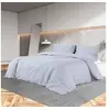 Image de Ensemble de housse de couette Gris 155x220 cm Microfibre légère135959
