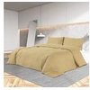 Image de Ensemble de housse de couette Taupe 200x220 cm Microfibre135993