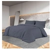 Image de Ensemble de housse de couette Anthracite 260x240 cm Coton136084