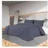Image de Ensemble de housse de couette Anthracite 135x200 cm Coton136086