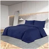 Image de Ensemble de housse de couette Bleu marine 260x240 cm Coton136148