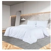 Image de Ensemble de housse de couette Blanc 200x200 cm Coton136159