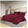 Image de Ensemble de housse de couette Bordeaux 220x240 cm Coton