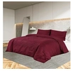 Image de Ensemble de housse de couette Bordeaux 155x220 cm Coton136183