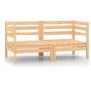 Image de 2x Bois de Pin Massif Canapés d'Angle de Jardin Canapés d'Angle de Patio Meubles de Terrasse Canapés de Jardin 806582