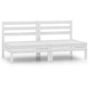 Image de 2x Bois de Pin Massif Canapés Centraux de Jardin Canapés Centraux de Patio Meubles de Terrasse Canapés de Jardin 806588